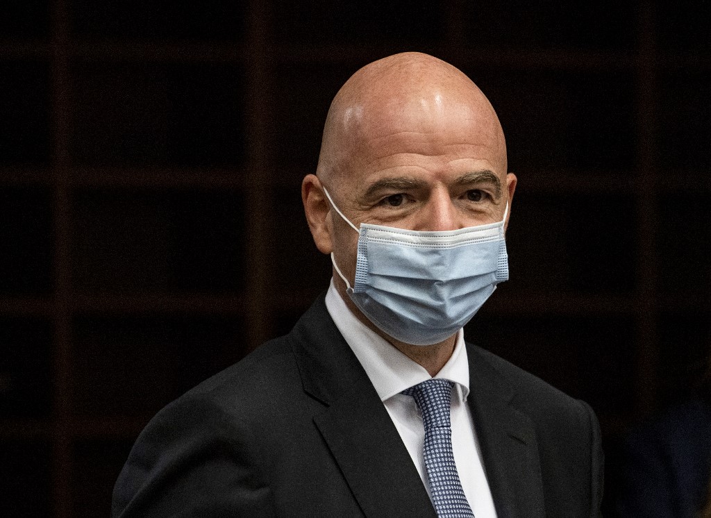 Gianni Infantino da positivo con COVID-19