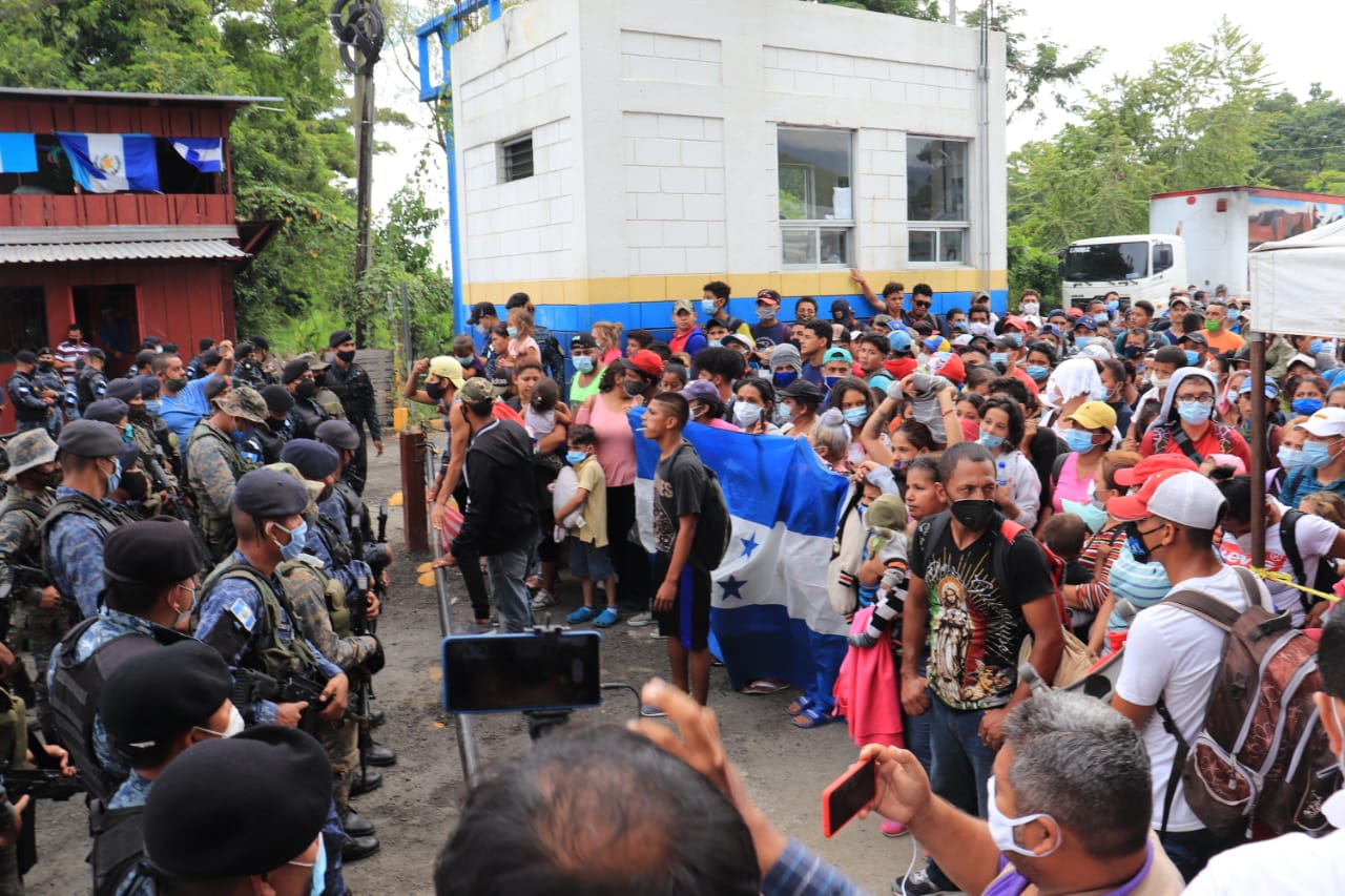 caravana de migrantes hondureños