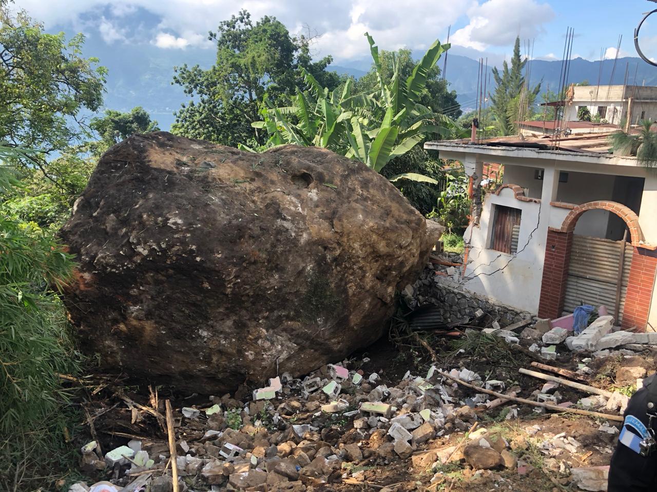 deslizamiento en San Marcos La Laguna