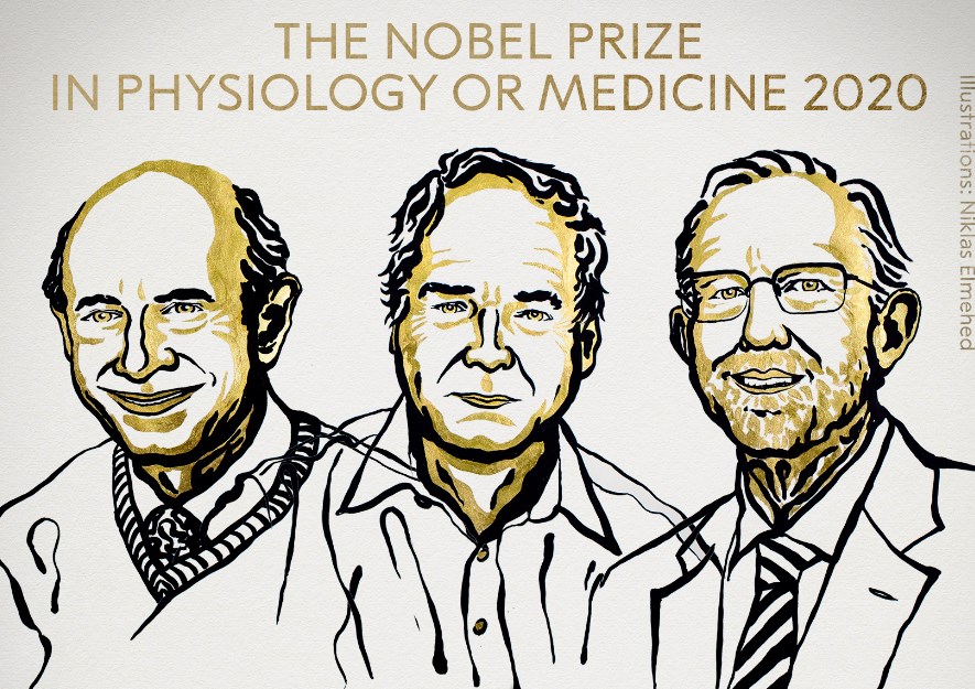 Harvey Alter, Charles Rice y Michael Houghton ganadores del premio Nobel de Medicina 2020