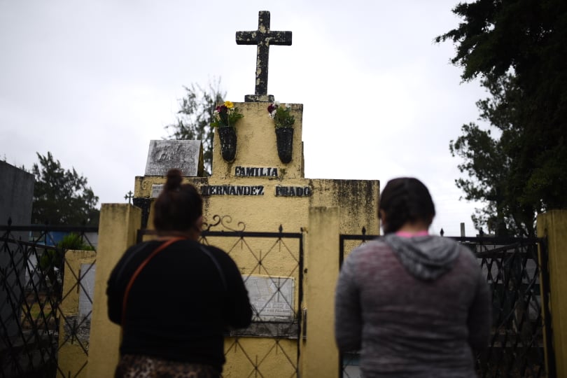 visita a cementerios por Día de los Santos - Covid-19