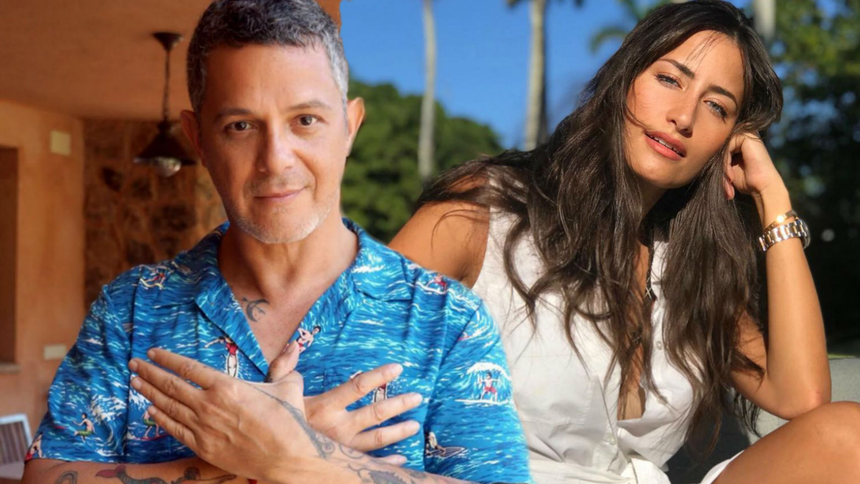 Alejandro Sanz y novia