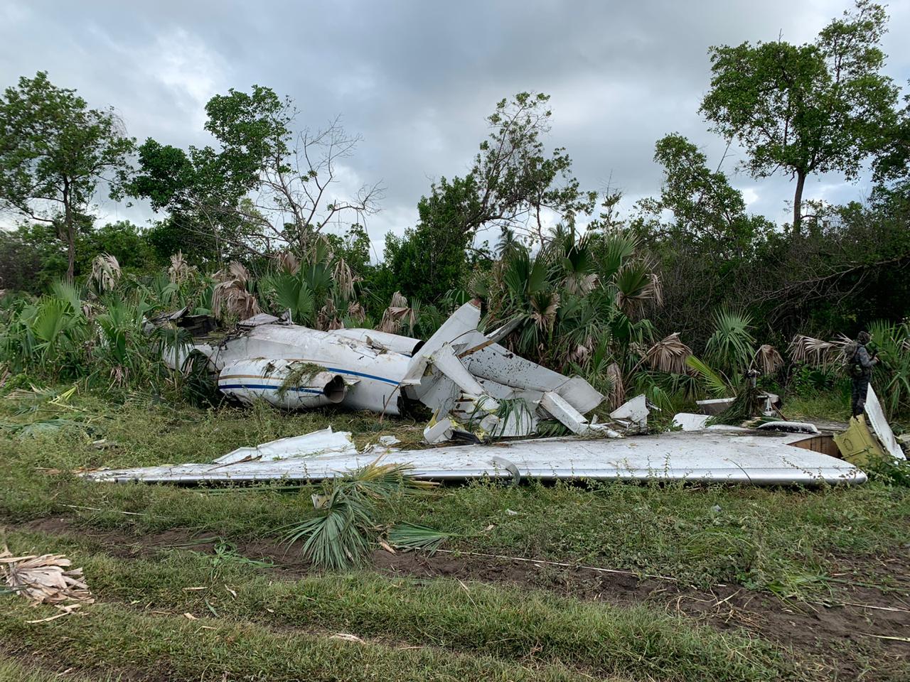 Localizan aeronave con posibles ilícitos en Retalhuleu