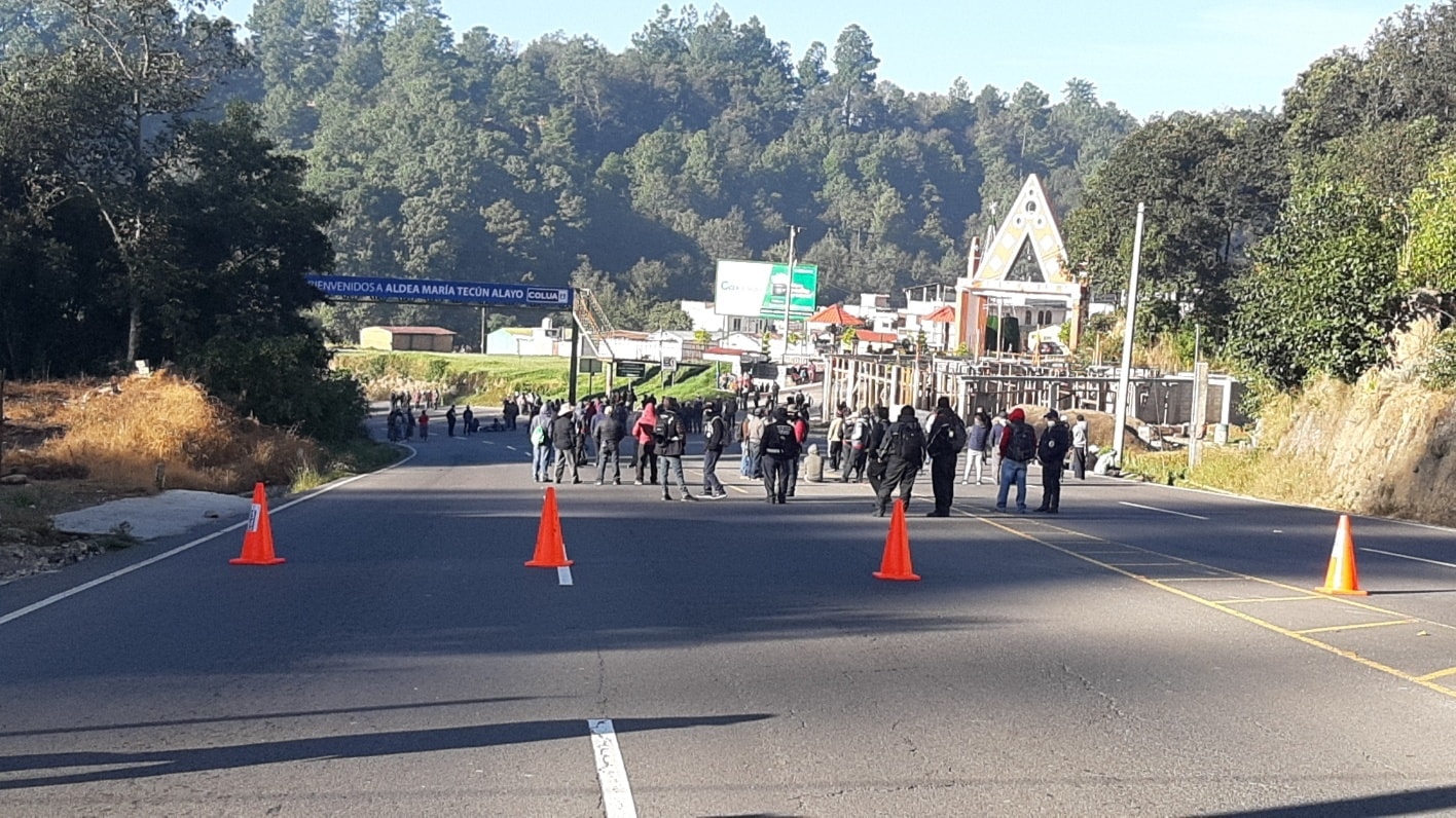 bloqueo en ruta Interamericana, Sololá