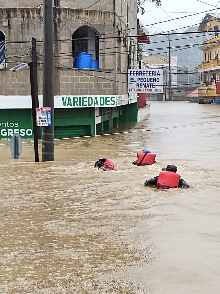 evacuación en Izabal