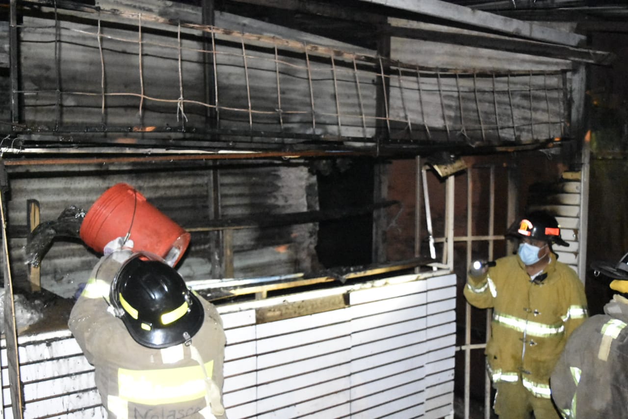 incendio en mercado de Amatitlán