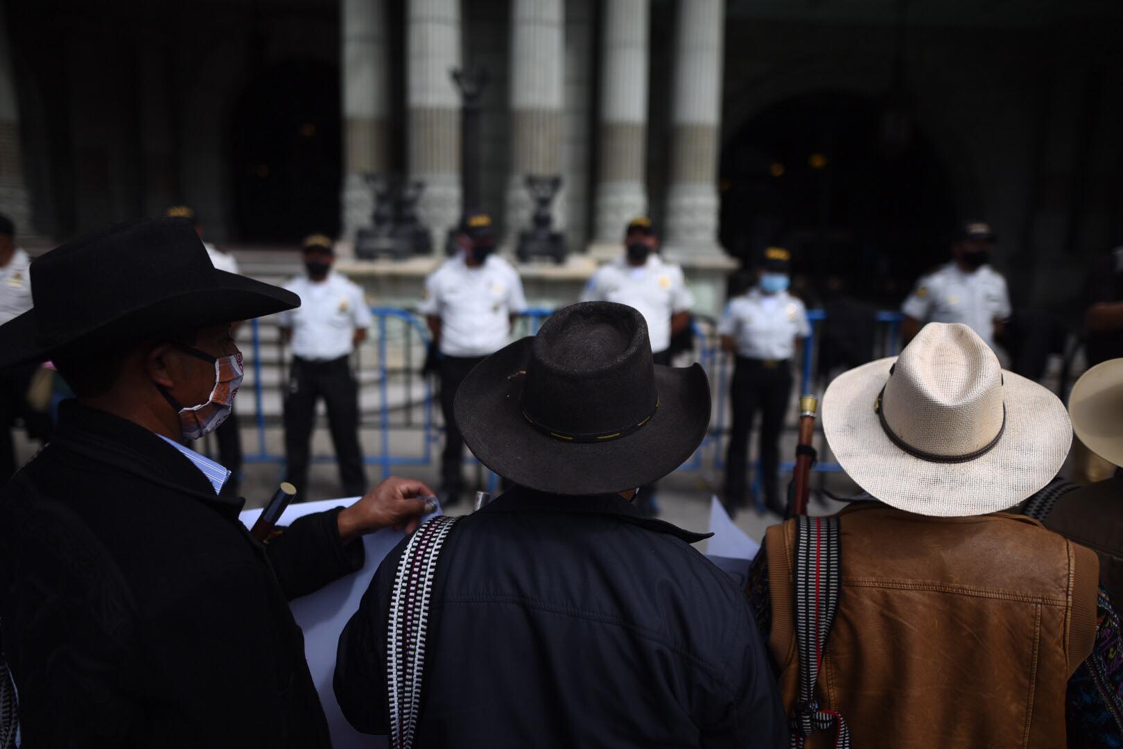 manifestación de los 48 cantones y pueblo Xinka