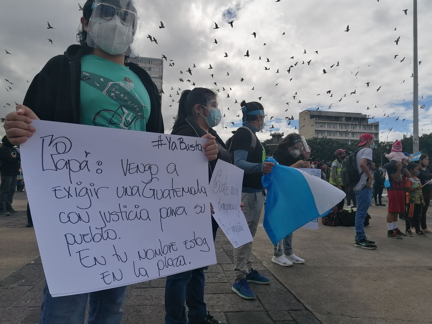 manifestación contra el presupuesto 2021