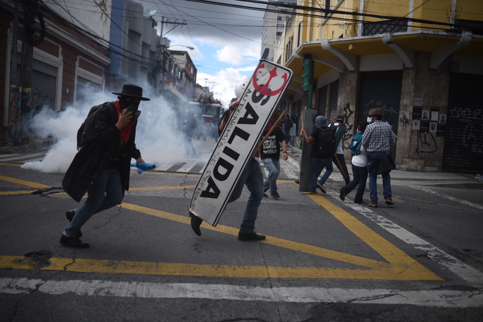 manifestaciones contra el presupuesto 2021 en el Congreso