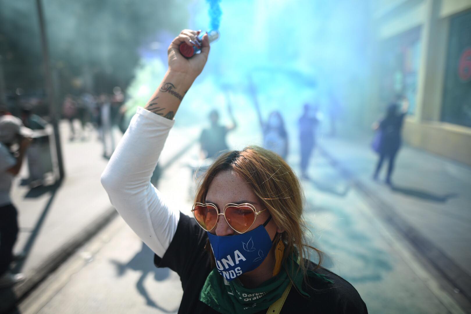 marcha por el Día Internacional de la Eliminación de la Violencia contra la Mujer