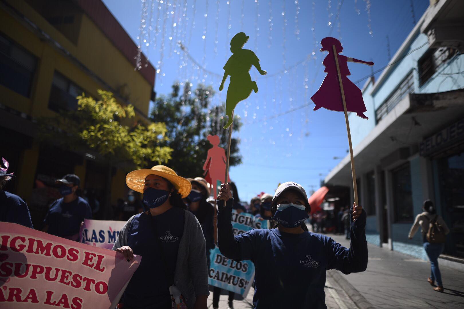 marcha por el Día Internacional de la Eliminación de la Violencia contra la Mujer