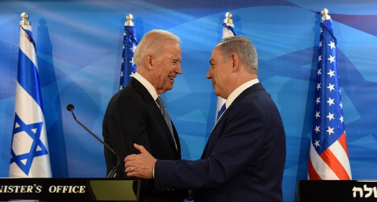 Joe Biden y Benjamin Netanyahu