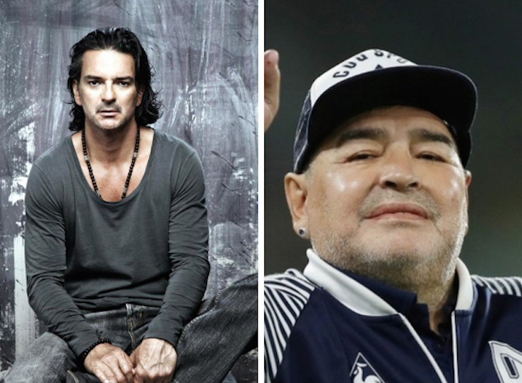 Ricardo Arjona y Maradona