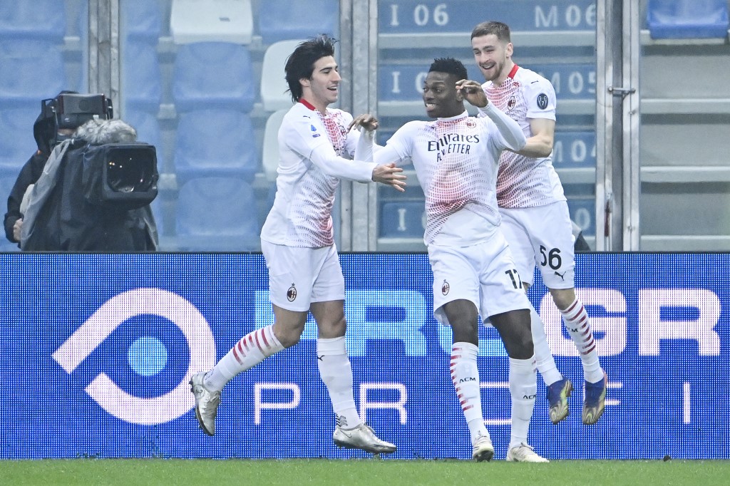 Rafael Leao anota el gol más rápido en la historia de la Serie A