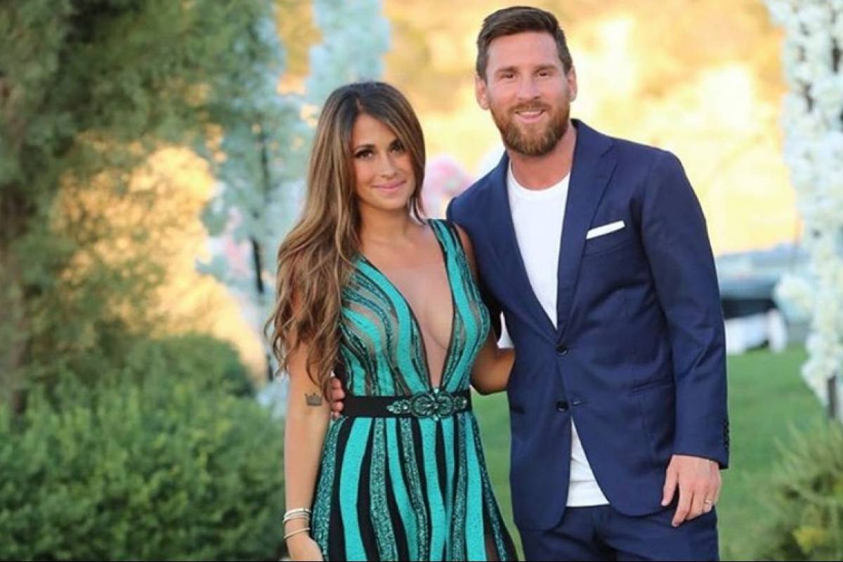 Antonela y Messi