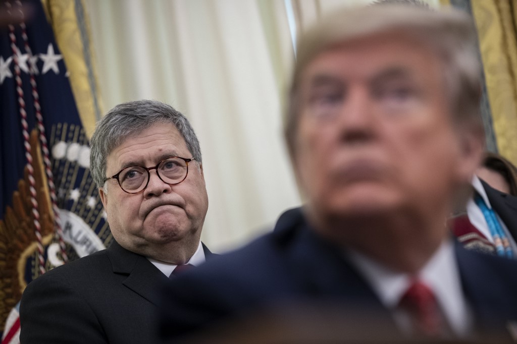 Bill Barr y Donald Trump