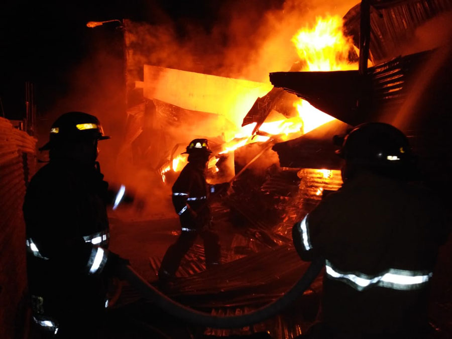 Incendio en San José Villa Nueva