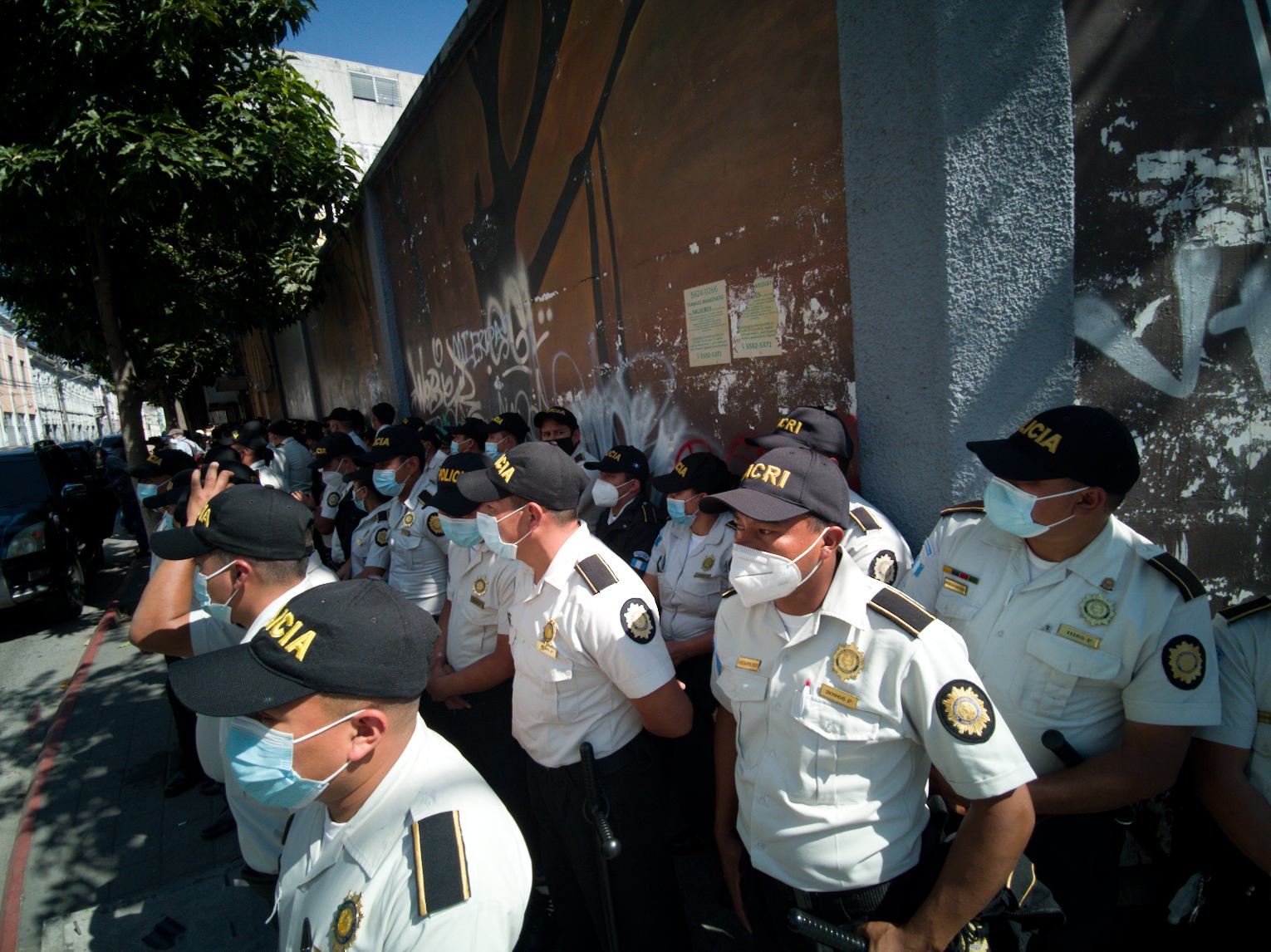 manifestación frente al Congreso por sesión para elegir magistrados de CSJ