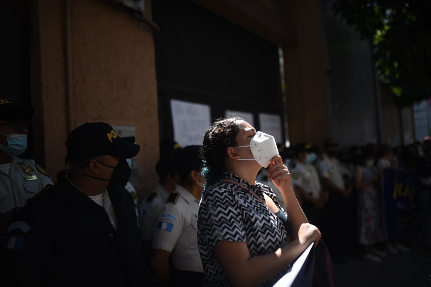 manifestación frente al Congreso por sesión para elegir magistrados de CSJ