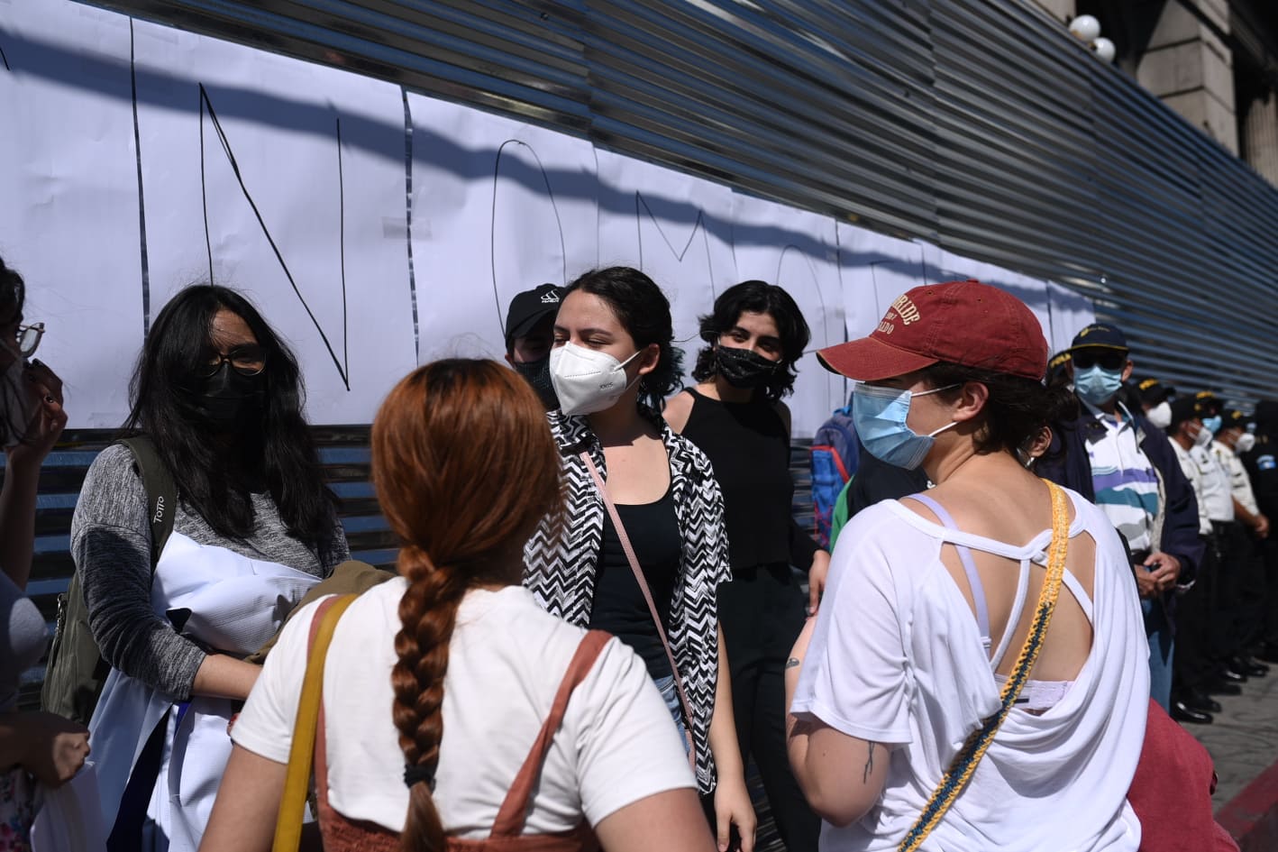 manifestación frente al Congreso por sesión para elegir magistrados de CSJ