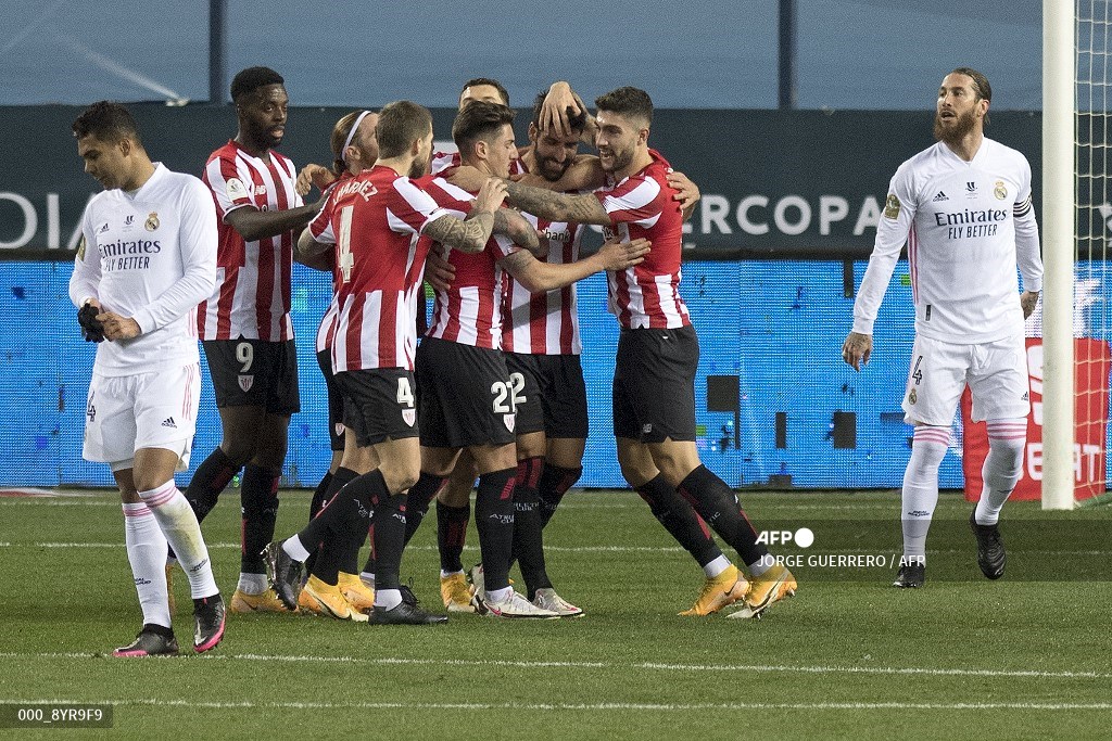 Triunfo del Athletic de Bilbao sobre el Madrid