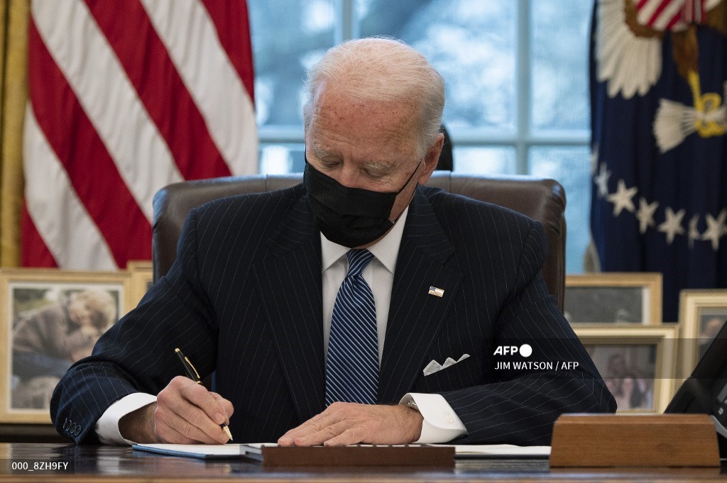 Joe Biden en la Casa Blanca