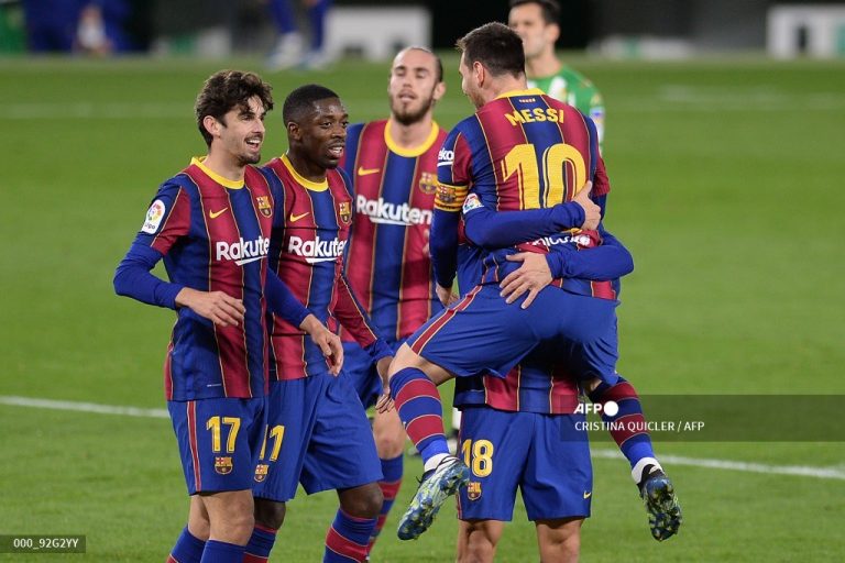 Barcelona vence al Betis en Sevilla