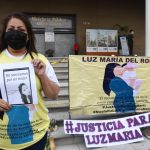 protesta justicia por Luz María del Rocío López Morales