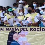 protesta justicia por Luz María del Rocío López Morales