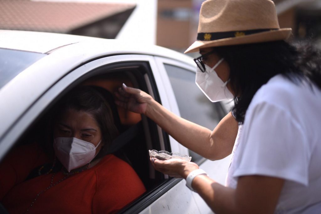 miércoles de ceniza, cruz de ceniza, durante pandemia del Covid-19