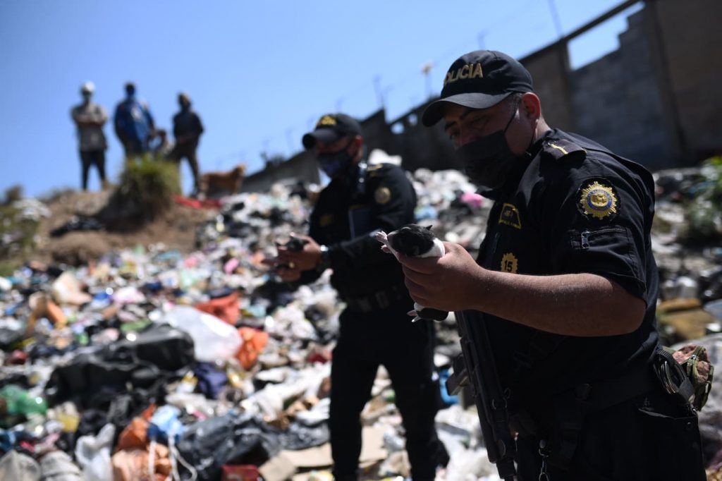 incendio en vertedero de basura de Villa Nueva