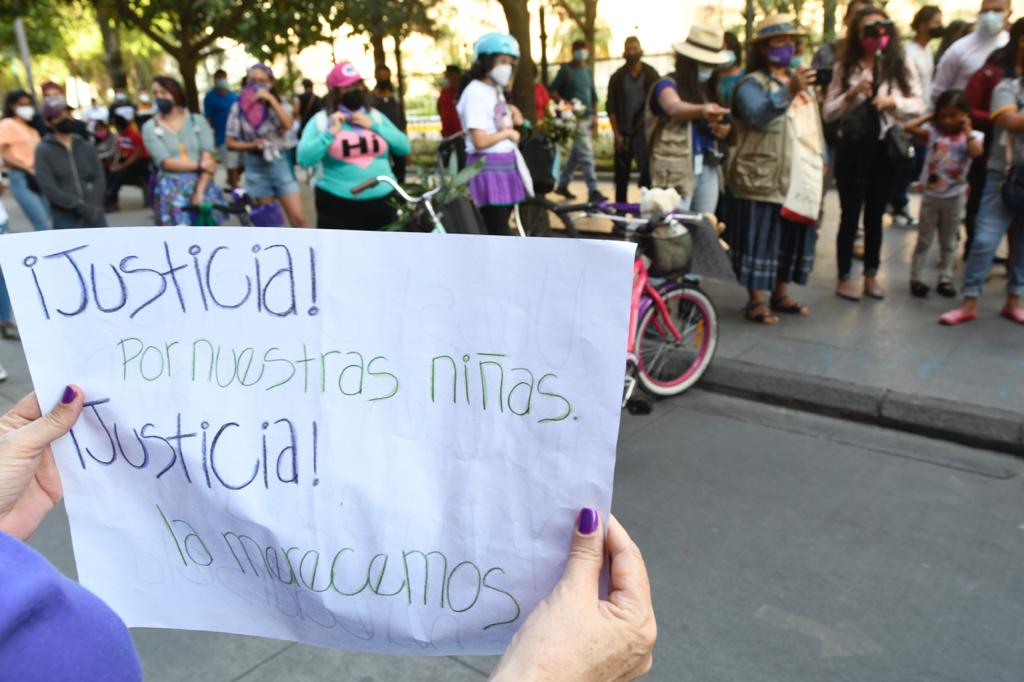 Mujeres y niñas exigen justicia en el Centro Histórico