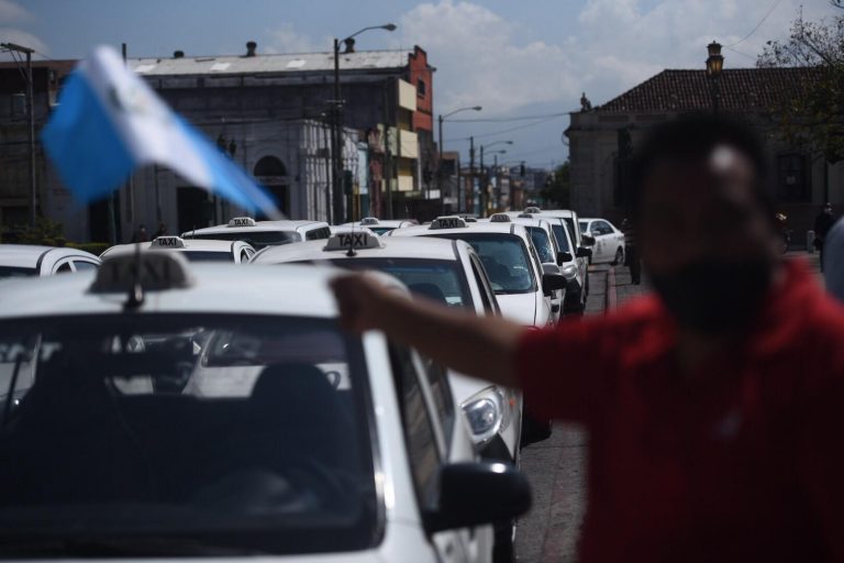 Manifestación de taxistas