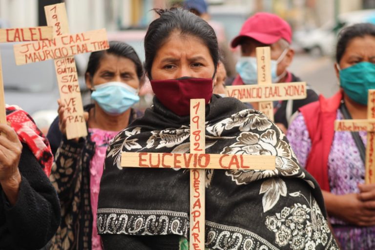 Marcha por la dignidad de las víctimas del conflicto armado interno