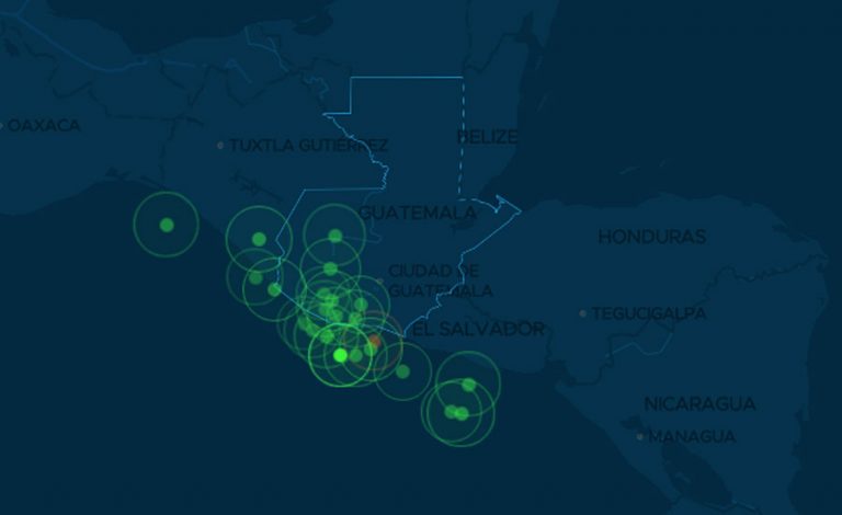 Temblores en Guatemala el 6 de febrero de 2021