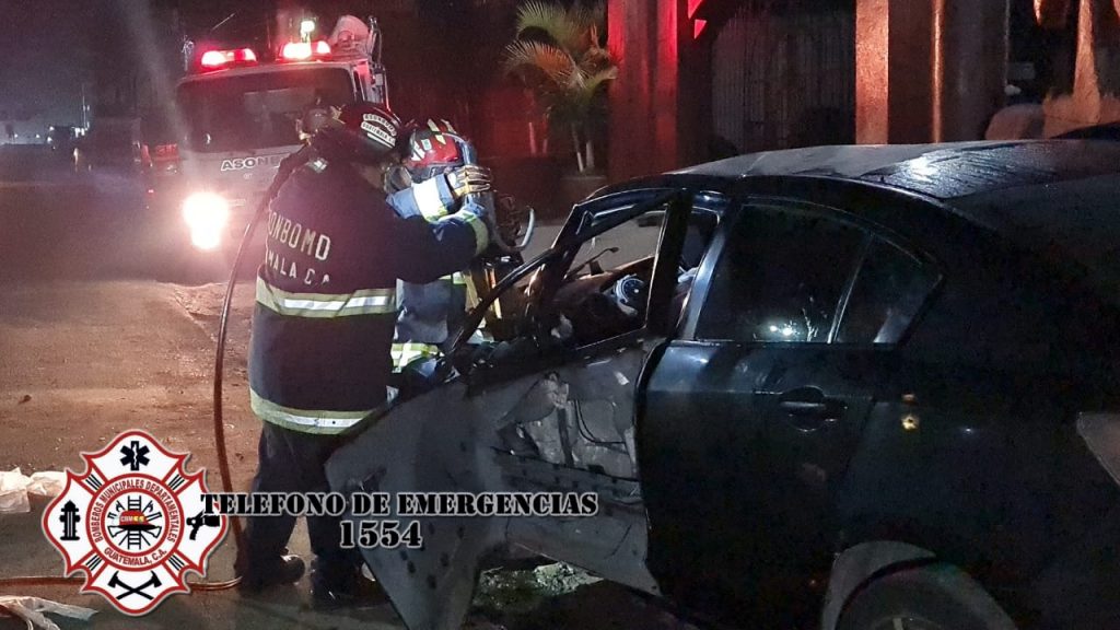 accidente de tránsito en Km. 50 de ruta Interamericana