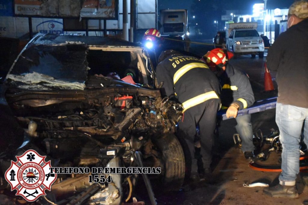 accidente de tránsito en Km. 50 de ruta Interamericana