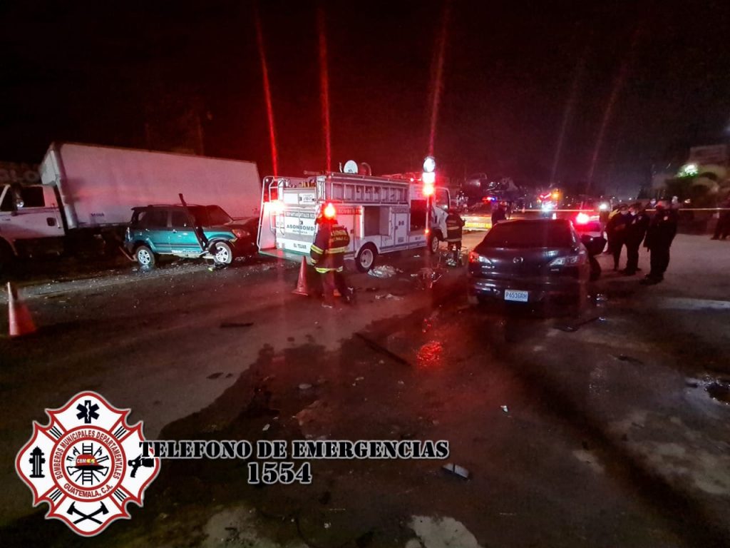 accidente de tránsito en Km. 50 de ruta Interamericana