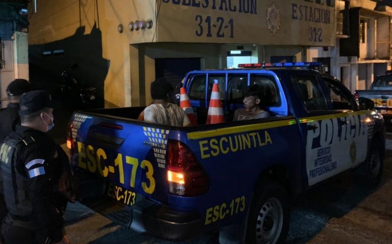 capturan a asaltabuses en Escuintla