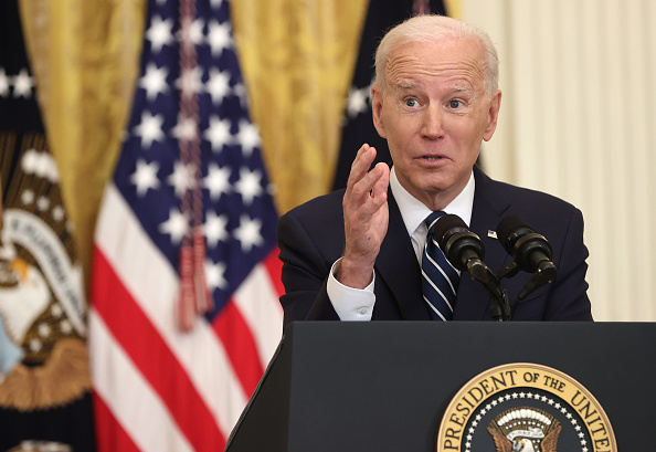 Joe Biden en rueda de prensa