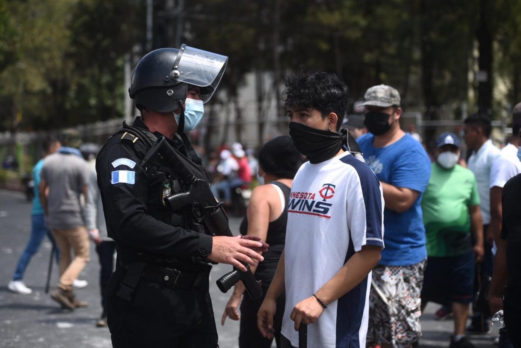 disturbios en Nimajuyú, zona 21