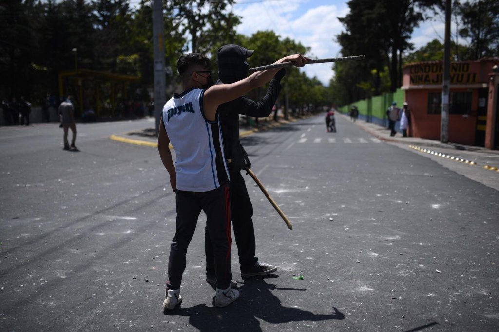 disturbios en Nimajuyú, zona 21