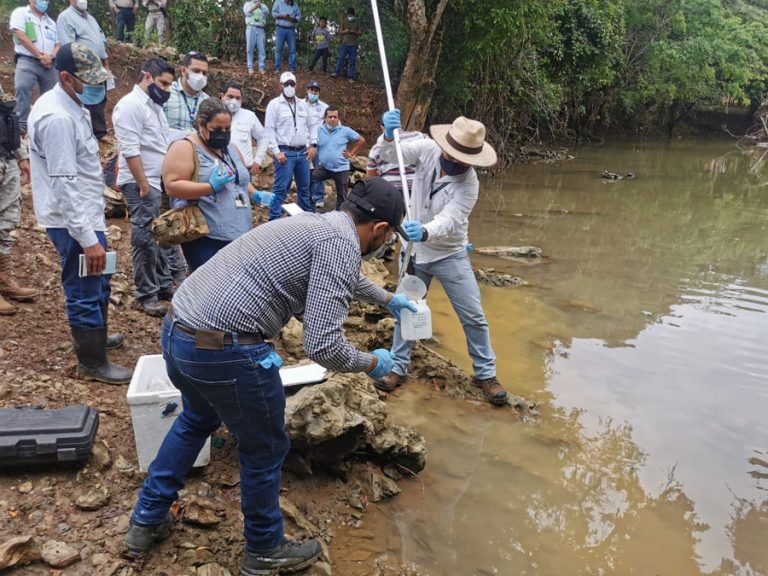 Verificación posible contaminación del río Sepur