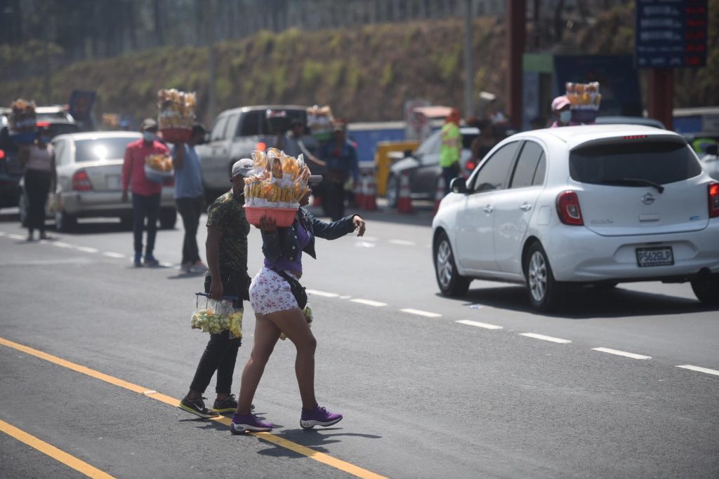 peaje de la autopista Palín-Escuintla en Semana Santa 2021