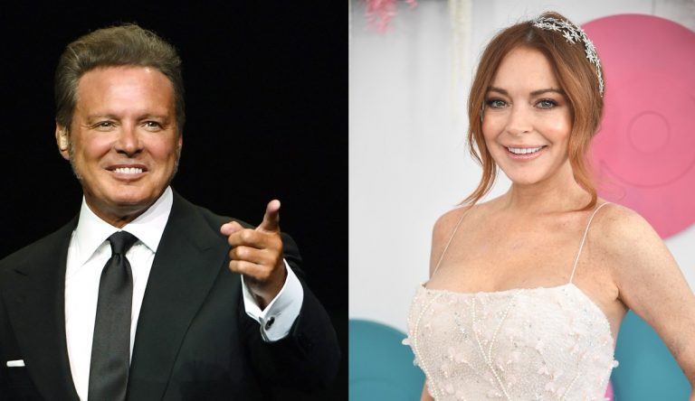 Lindsay Lohan y Luis Miguel