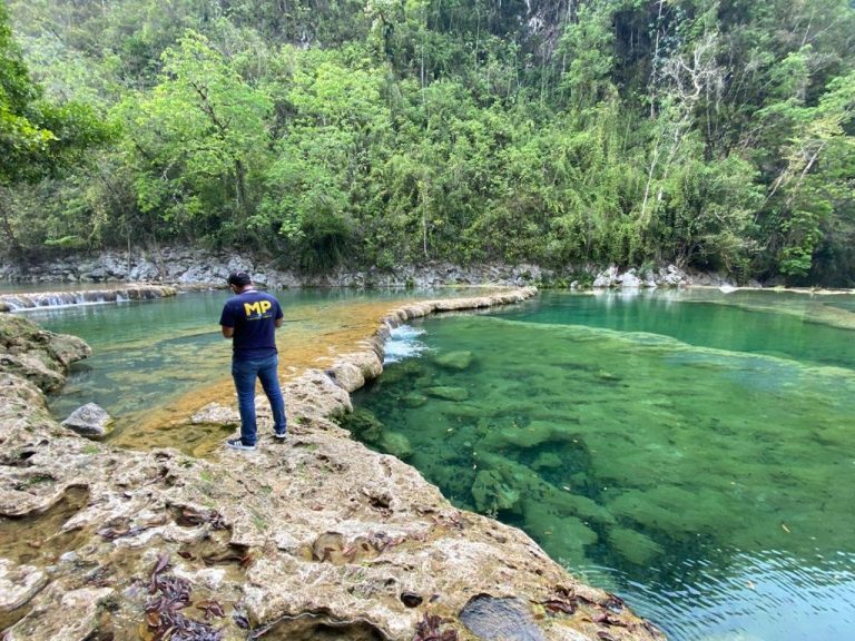 MP realiza inspección en Semuc Champey ante posible contaminación