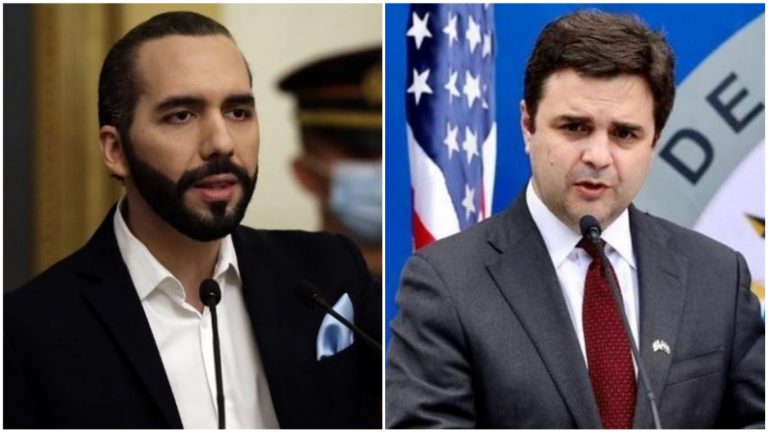 Nayib Bukele y Ricardo Zuñiga