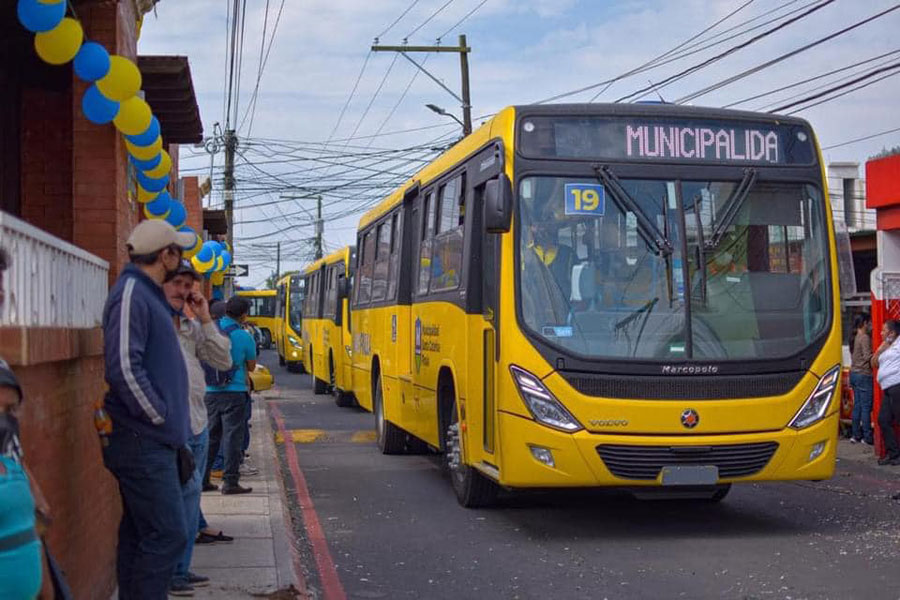 Buses nuevos de TransPinula