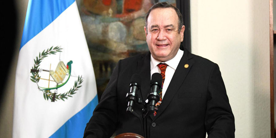 Alejandro Giammattei, presidente de Guatemala