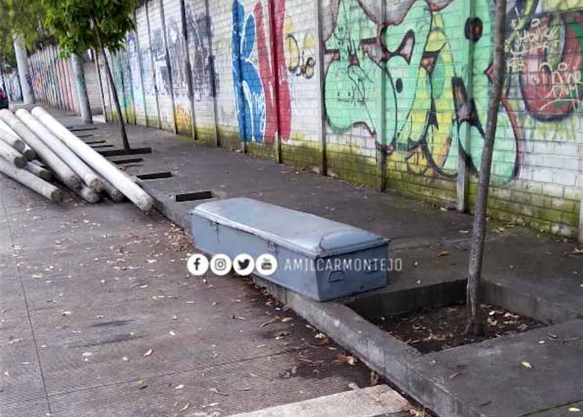 ataúd abandonado en zona 12